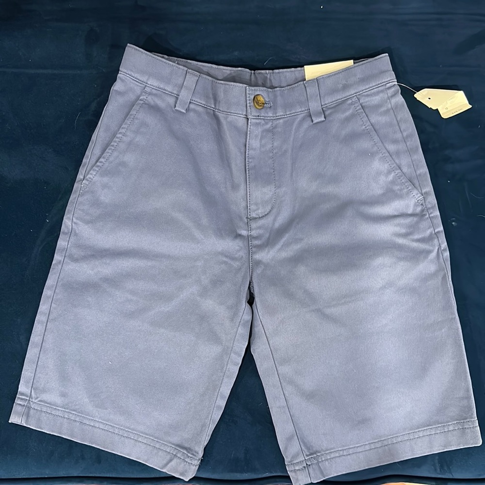 Brooks Brothers Boys Kids Chino Cotton Blue Spring Summer Shorts 5” Inseam